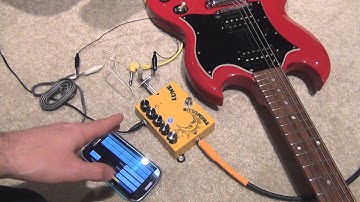Guitar Pedal Fault Diagnosing - Signal Generator Test Tone