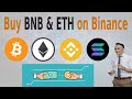 Binance Tutorial - Buy BNB &amp; ETH, Convert Crypto