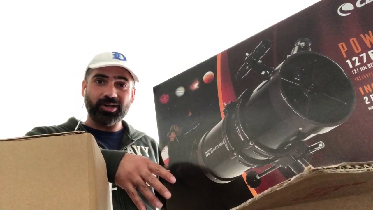 Celestron Powerseeker 127EQ   Unboxing and Assembly   20191207