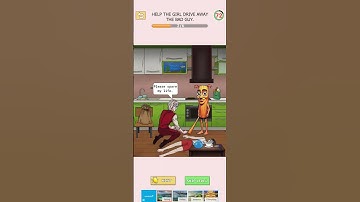 Tricky Twist Puzzle Level 158: Help the Girl Drive Away the Bad Guy FAST! 🔥 | #Shorts