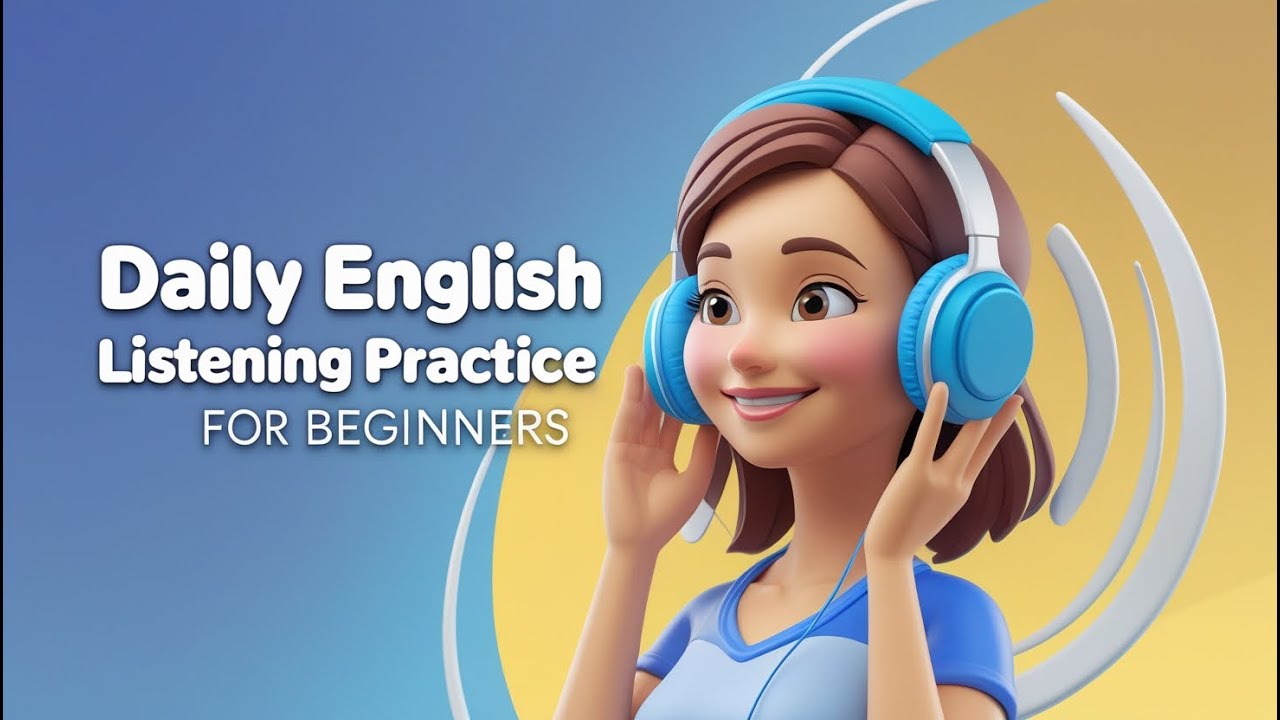 Daily English Listening Practice for Beginners | A1 Sentences - YouTube