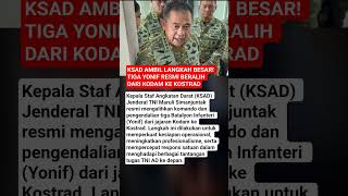 Mengejutkan Ksad Lakukan Restrukturisasi, Tiga Batalyon Infanteri Berpindah Ke Kostrad