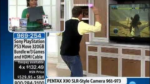 Sony PlayStation PS3 Move 320GB Bundle with 3 Games