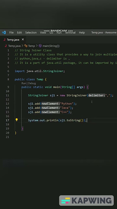What is Delimiter in StringJoiner?? 😯🔥 #java
