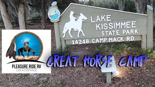 Great Horse Camping @ Lake Kissimmee State Park FL. Part 1