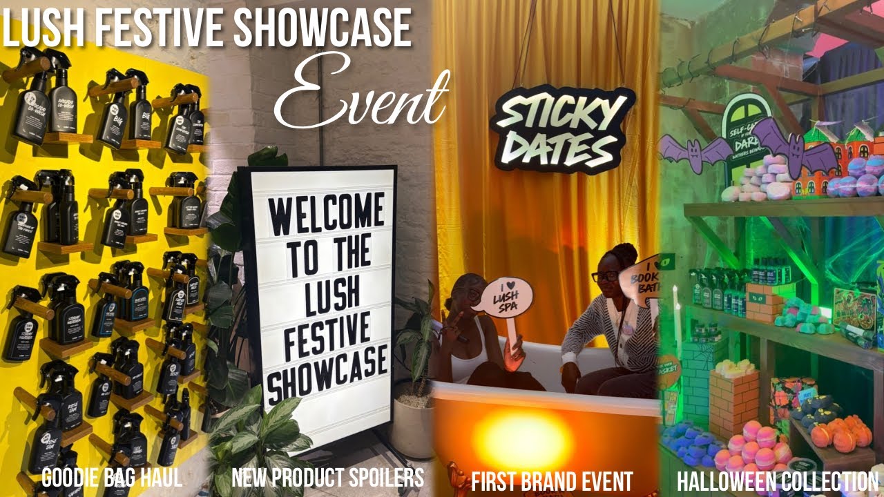 Lush Festive Showcase Event  2025 | haul, new product spoilers etc 