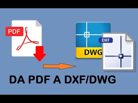 Video: Come posso convertire PDF in disegno intelligente?