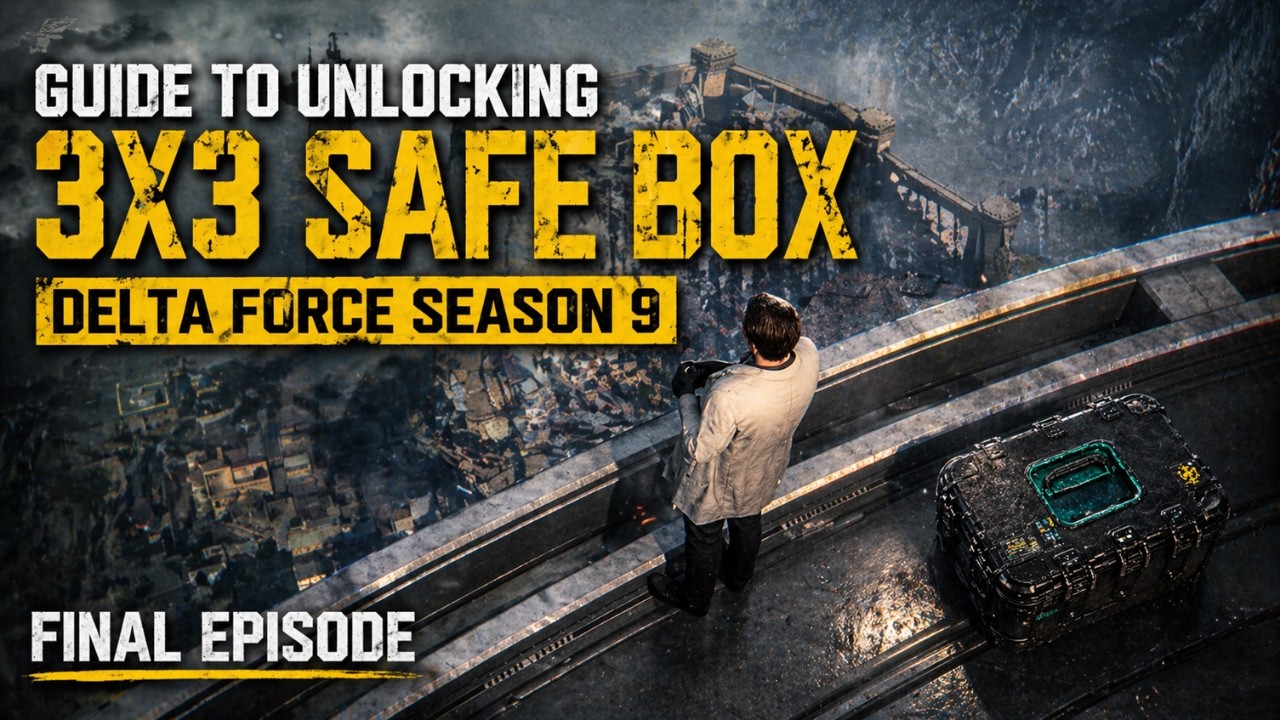 How to Unlock the 3x3 Safe Box Delta Force Season 9 - Final Episode ...