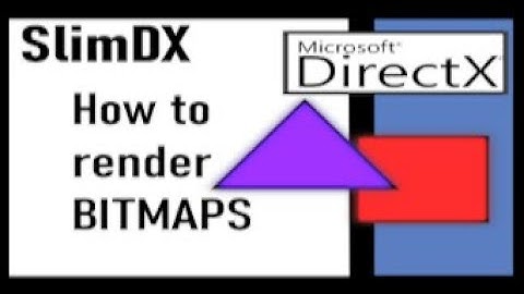 How to Render Bitmap Graphics with SlimDX (C#, Direct2D)