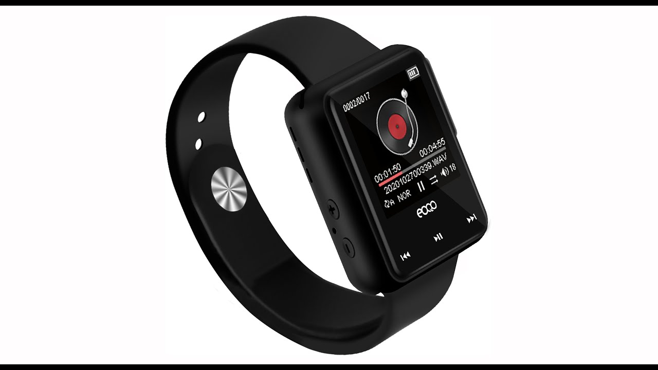 Smart watch voice recorder FM radio music play alarm clock wristwatch