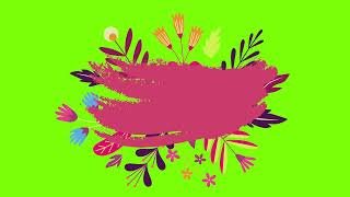 flower illustration vector animation background video graphics leaf 10
