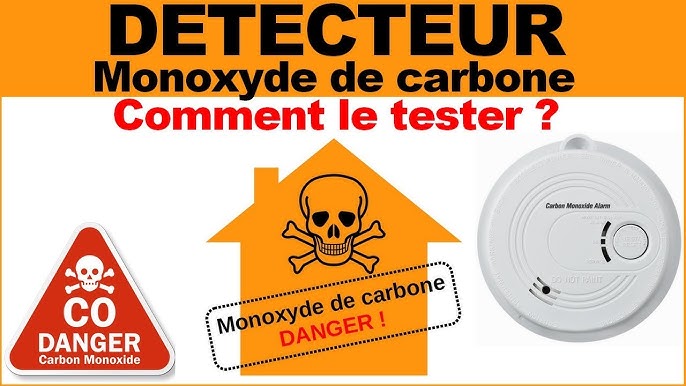 Detecteur de Monoxyde de Carbone NF avec ecran digital - LIFEBOX