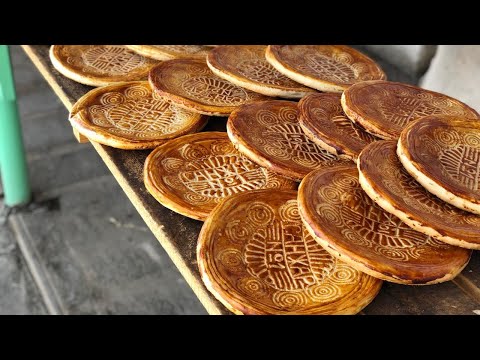 21 мешок муки каждый день! Знаменитый патыр Ферганской долины! Узбекская лепешка! Фергана!!!!