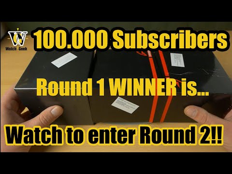 100.000 Subs Giveaway - main prize winner & second round