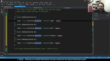 Building a Space Exploration Game in Unity3D: Camera [part 2]