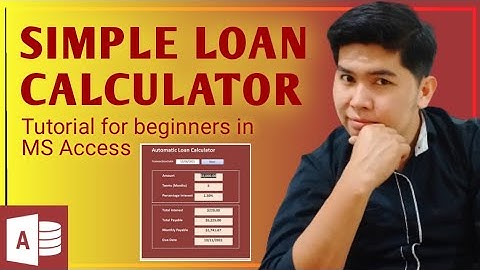 How to Create Simple Loan Calculator w/o VBA Code | Edcelle John Gulfan