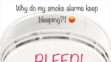 How to fix bleeping smoke alarms