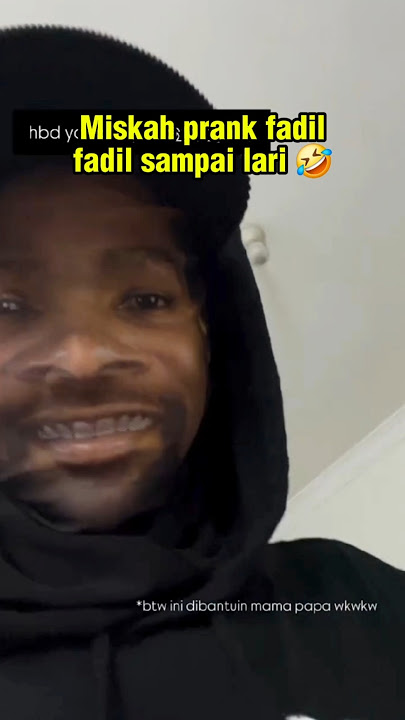 Miskah prank fadil fadil until he runs away 🤣 #miskahshafa #fadiljaidi #pakmuh #kakyislam #dillaj...