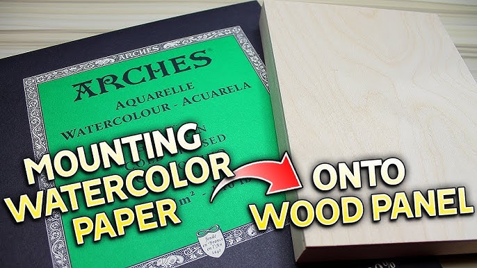 How to Mount Watercolor Paper to Keep your Paper from Buckling