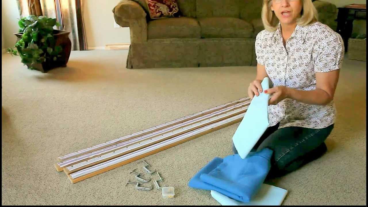 Attaching the Quilt to the FramePart 1 of 3 YouTube