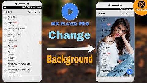Change Mx Player Home Screen Background | How To Use Your Own Photo🔥🔥