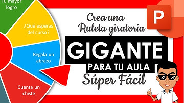 🤯 Crea una RULETA EN POWERPOINT ✅ PASO A PASO 🐾 | Fácil y rápido 🤩🤩🤩