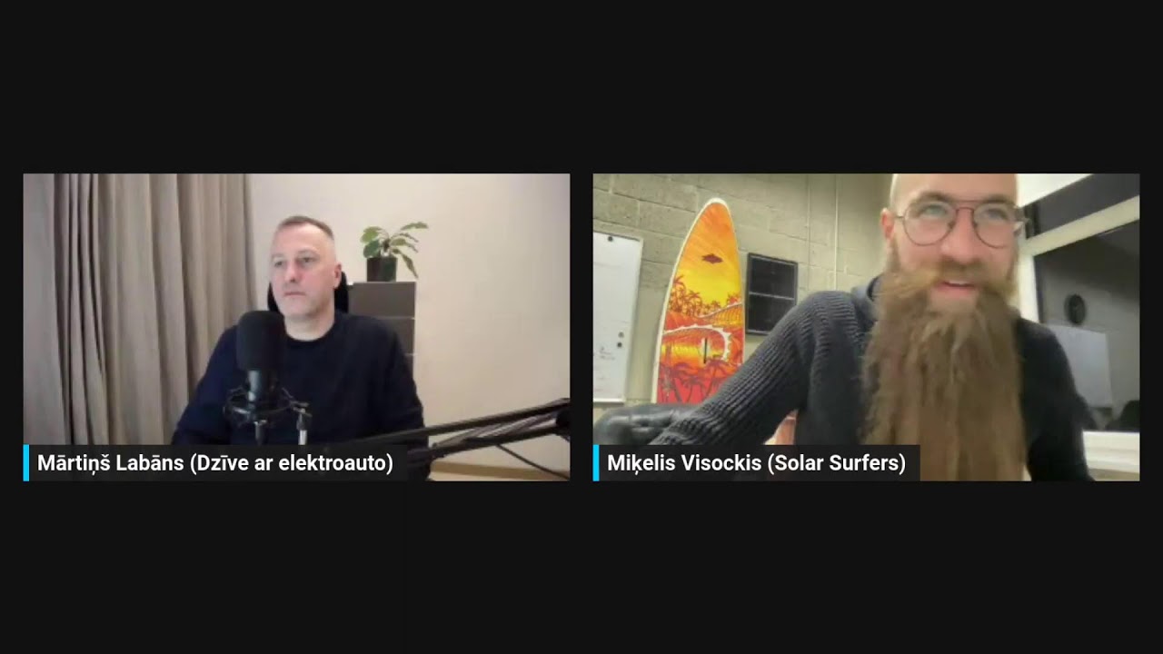 Saules paneļi un elektroauto