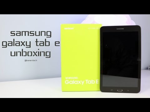 Verizon Samsung Galaxy Tab E 8.0" Unboxing: The Best Entry Level Andriod tablet?