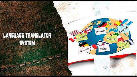 LANGUAGE TRANSLATOR + SUBTITLES WITH VOICES