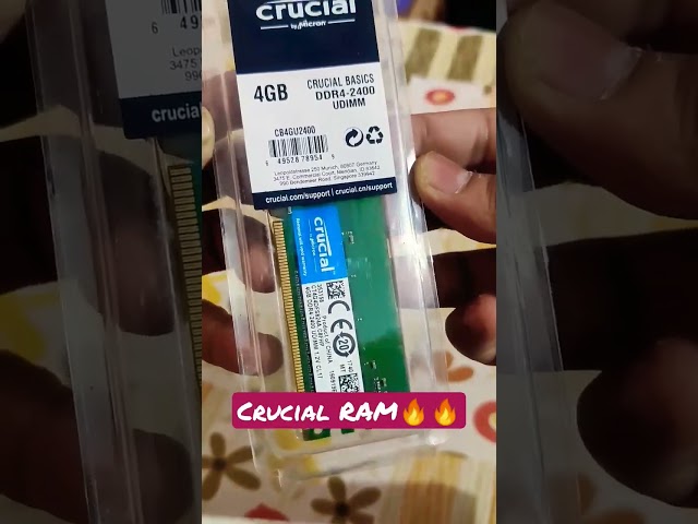 DDR4 2400mhz Crucial Ram