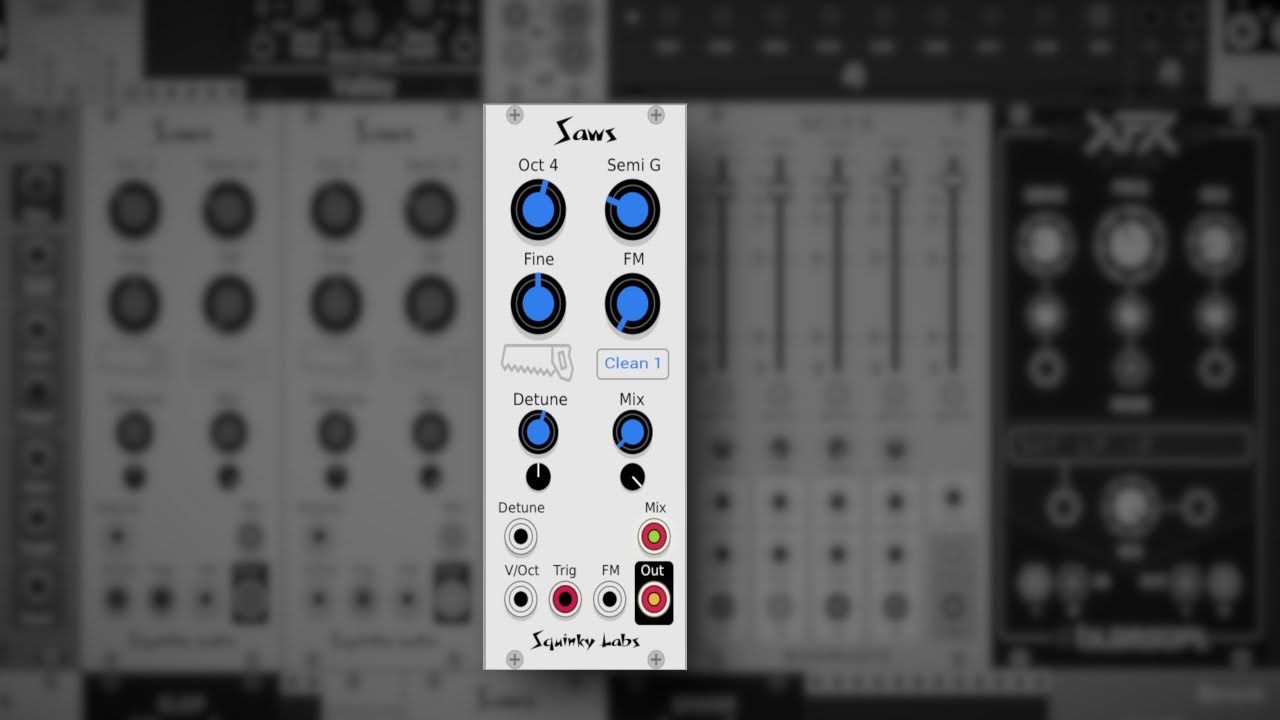 VCV Rack Patch from Scratch - Squinky Labs Saws