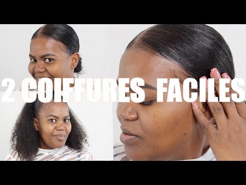 2 Coiffures Faciles Pour Cheveux Defrises Sakina