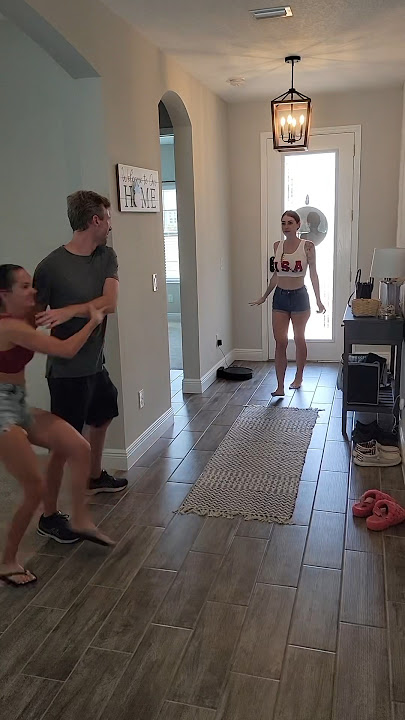 When you get a little too excited to see your friends husband