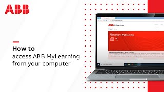How to access ABB MyLearning from your computer?