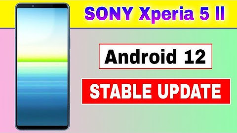 SONY Xperia 5 II gets Android 12 Stable Update @TechActivist6
