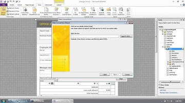 InfoPath: DBXL Training: Module 1 - Integrate a form with DBXL