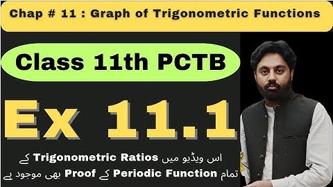 Exercise 11.1 Chapter 11 Class 11 New Book Math | Punjab Board | Period of Trigonometric Functions