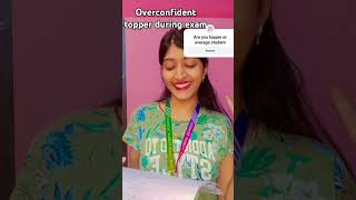 Overconfident topper during exam #shots #ytshorts #funny #comedy #viral #trending