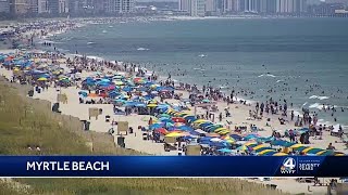 Blue Water in Myrtle Beach
