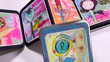 Accordion Book 3 Finish Book - Day 57 The 100 Day Project #100DaysOfNoPlanJustArt