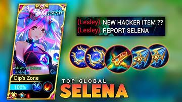 21 KILLS!!! NEW HACKER ITEM FOR SELENA | BRUTAL DAMAGE BUILD | SELENA MLBB.