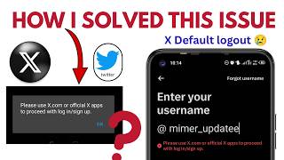 How to Fix “Please Use X.com or Official X Apps” Login Error | X (Twitter) Login Problem Solved