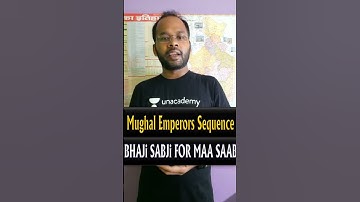 GK Quick Trick : Mughal Emperor Sequence / Chronological #GKTRICKS #Shorts