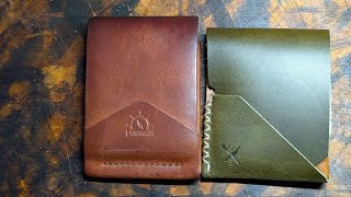 Landmark Leather Quatermaster Wallet update 4 months use transition to Open Sea Leather Topsider LT2
