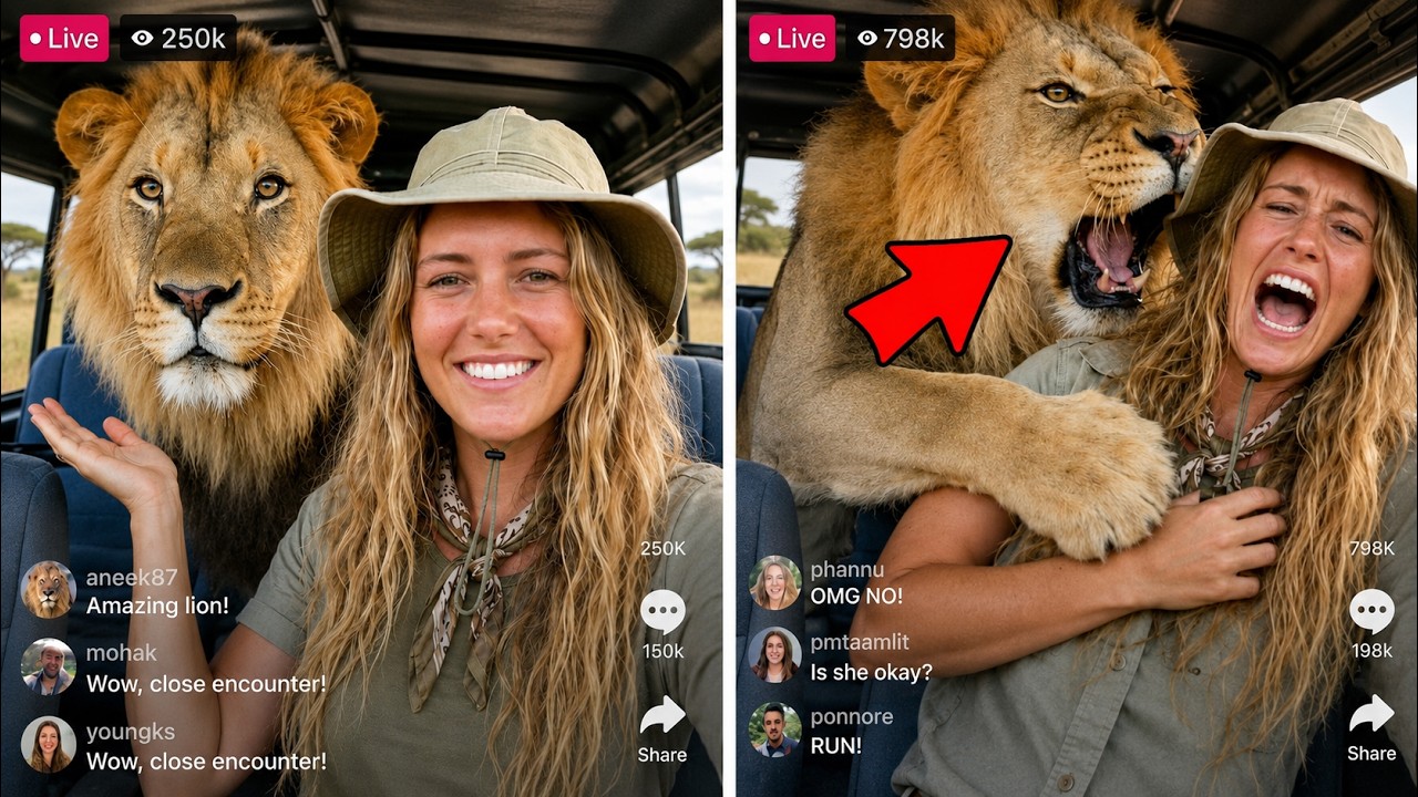 TikToker Phoebe Galt’s Final Safari Moments Before the Deadly Mauling