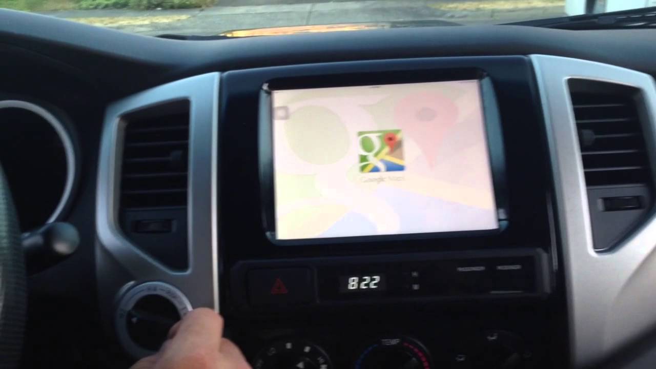 Toyota Tacoma iPad mini install - YouTube