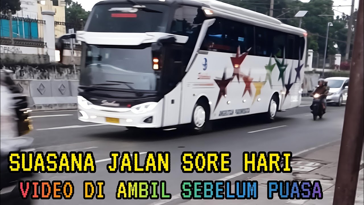 CCTV ™ Momen Ketemu Bus Pariwisata Start Bus, Poltangan, Pasar Minggu 