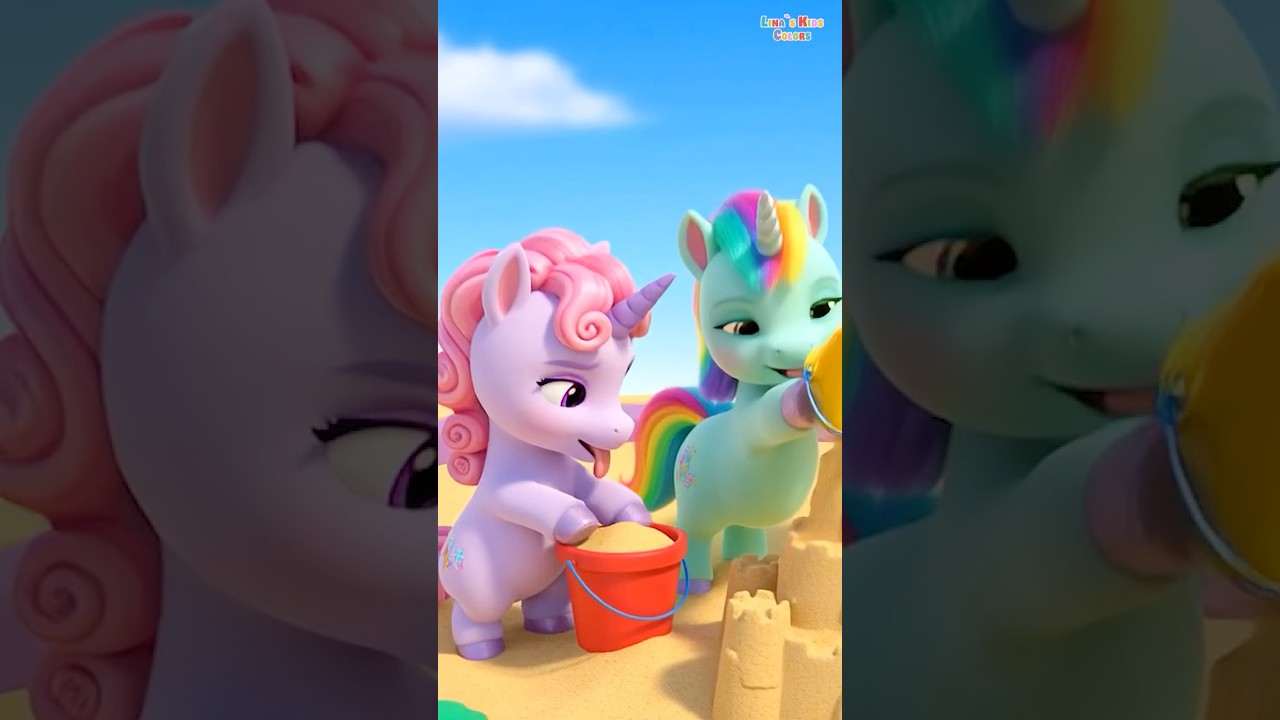 Малыши-единороги на детской площадке 🛝 | Весёлый детский песенный мультфильм 🦄