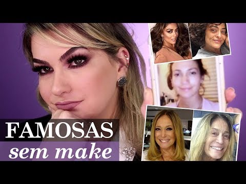 FAMOSAS SEM MAKE SÃO BONITAS??? POR ALICE SALAZAR