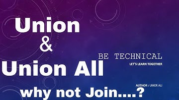 [Hindi/Urdu] Part # 17 || Union and Union All || Union or Join
